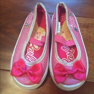 Barbie pink shoes size 5